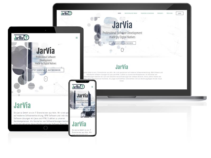 Webdesign Referenz Jarvia