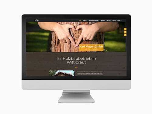 Webdesign Referenz Moser nachher