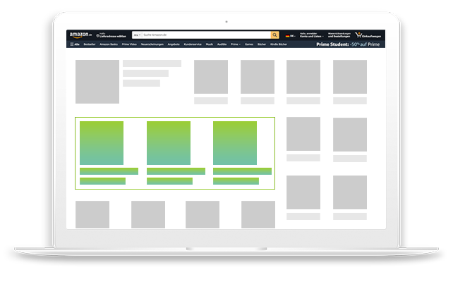 Sponsored Product Ads auf Amazon